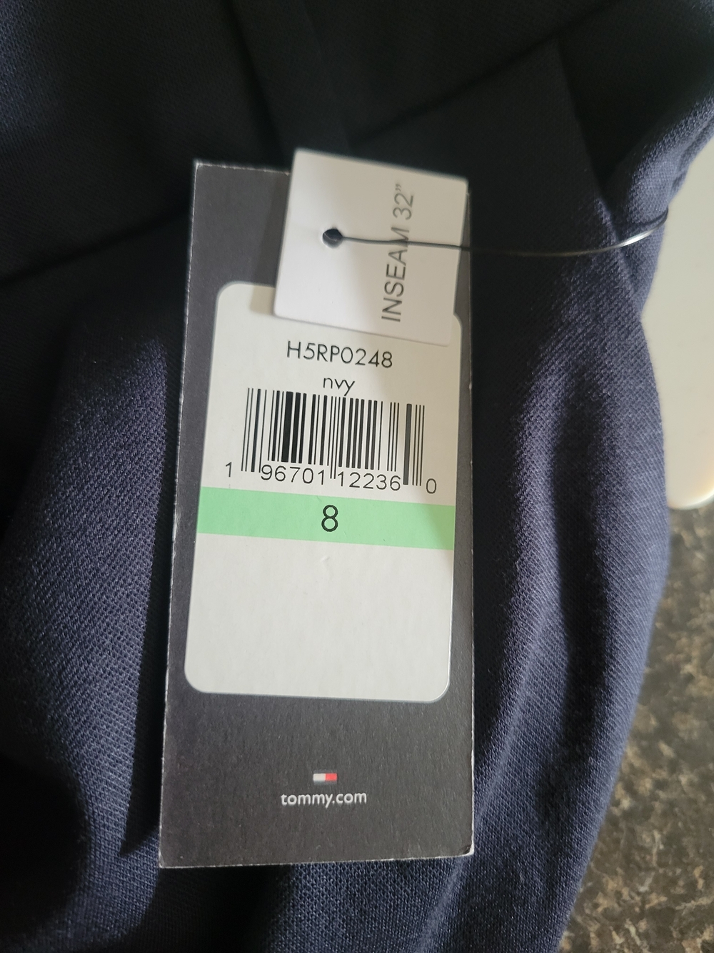 Tommy Hilfiger Navy Wide Leg Pants - Picture 4 of 5